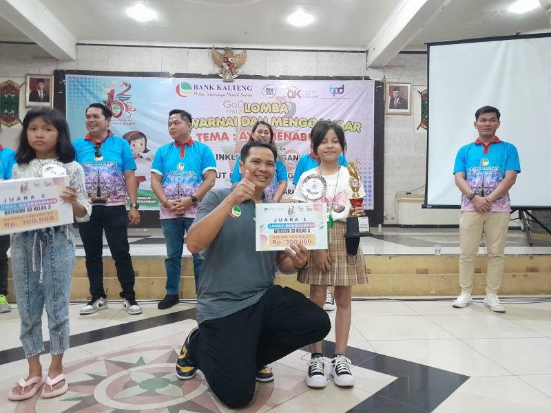 Bank Kalteng Cabang Tamiang Layang Gelar Lomba Melukis dan Menggambar