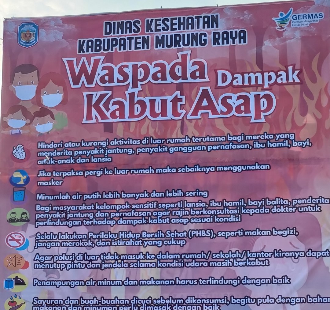 Waspada Dampak Kabut Asap, Dinkes Mura Berikan Imbauan 