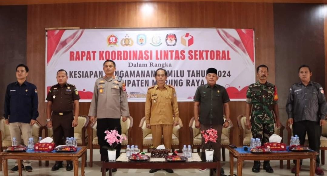 Polres Murung Raya Bersama Forkopimda Gelar Rakor Lintas Sektoral Kesiapan Pengamanan Pemilu 2024