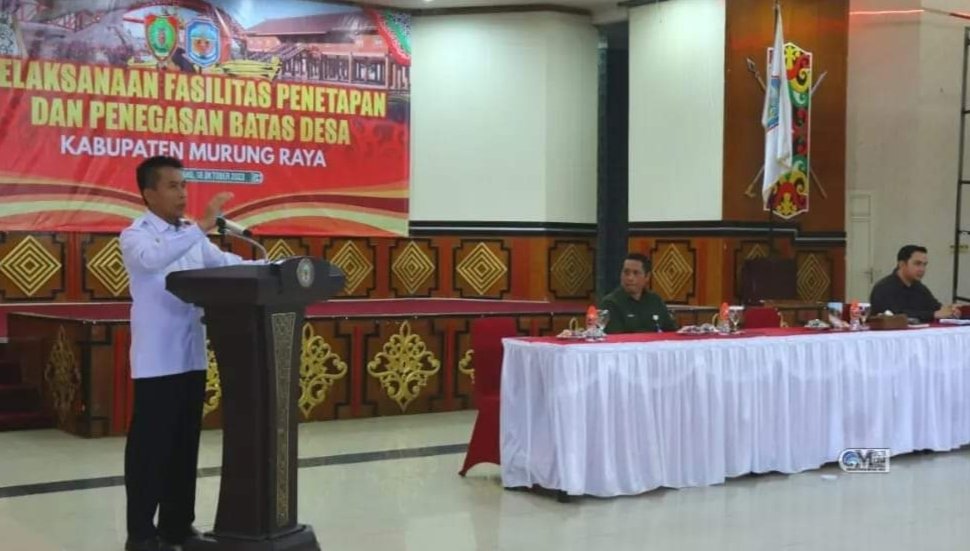 Pj Bupati Mura Hermon Buka Fasilitas Penetapan dan Penegasan Batas Desa