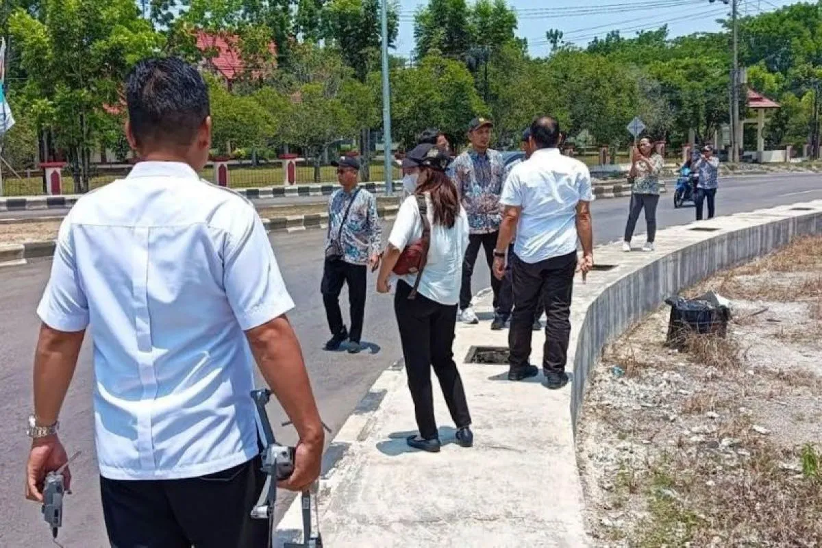 PUPR Bartim Serahkan Bundaran Gunung Perak ke Kementerian PUPR