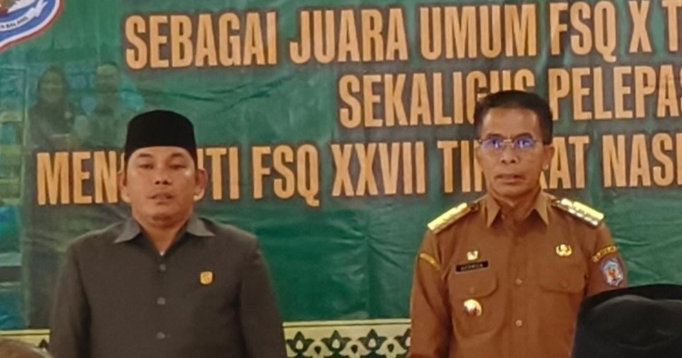 Rahmanto Muhidin Apresiasi Wakil Kafilah FSQ Murung Raya Juara Tingkat Nasional
