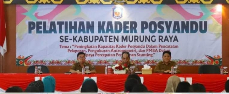 Pemkab Murung Raya Terus Berupaya Turunkan Angka Stunting