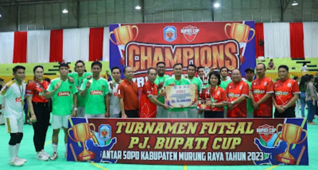 Selamat! DKOP Putra dan RSUD Putri Juara Turnamen Futsal Pj Bupati Cup 2023
