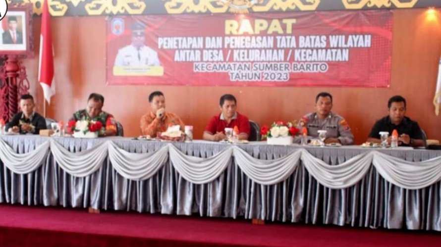 Pemkab Mura Penetapan dan Penegasan Tata Batas Desa/Kelurahan Kecamatan Sumber Barito