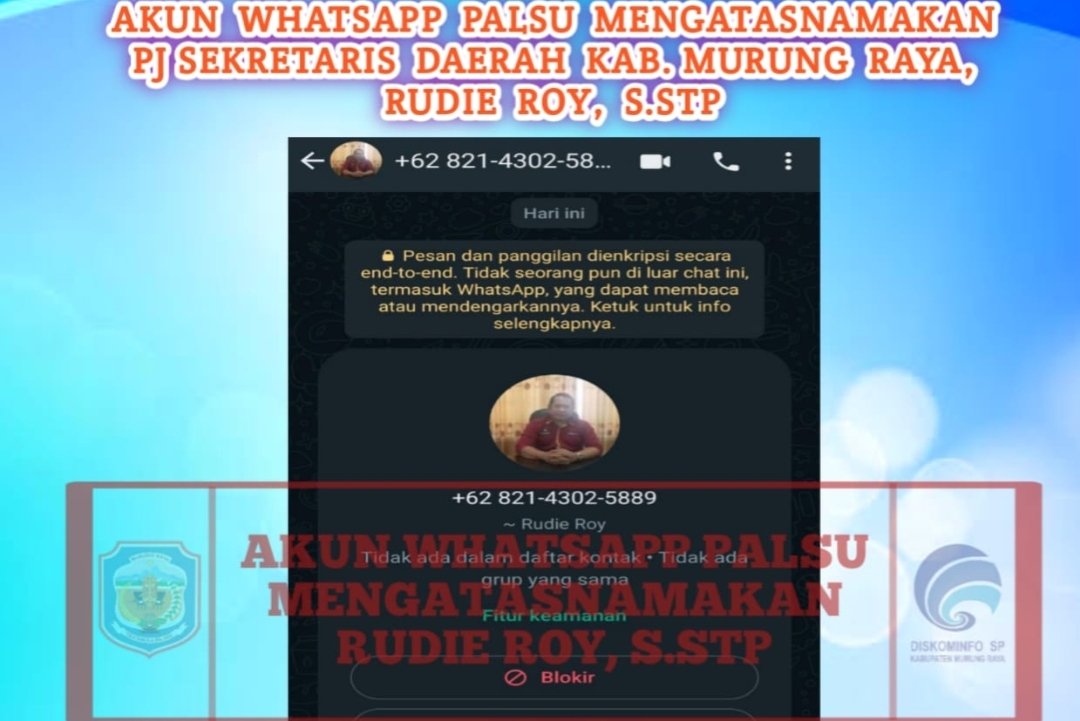 Modus Penipuan, Nama Pj Sekda Dicatut
