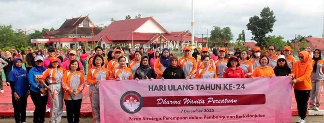 Pemkab Senam Bersama, Meriahkan Rangkaian HUT ke-24 DWP Mura