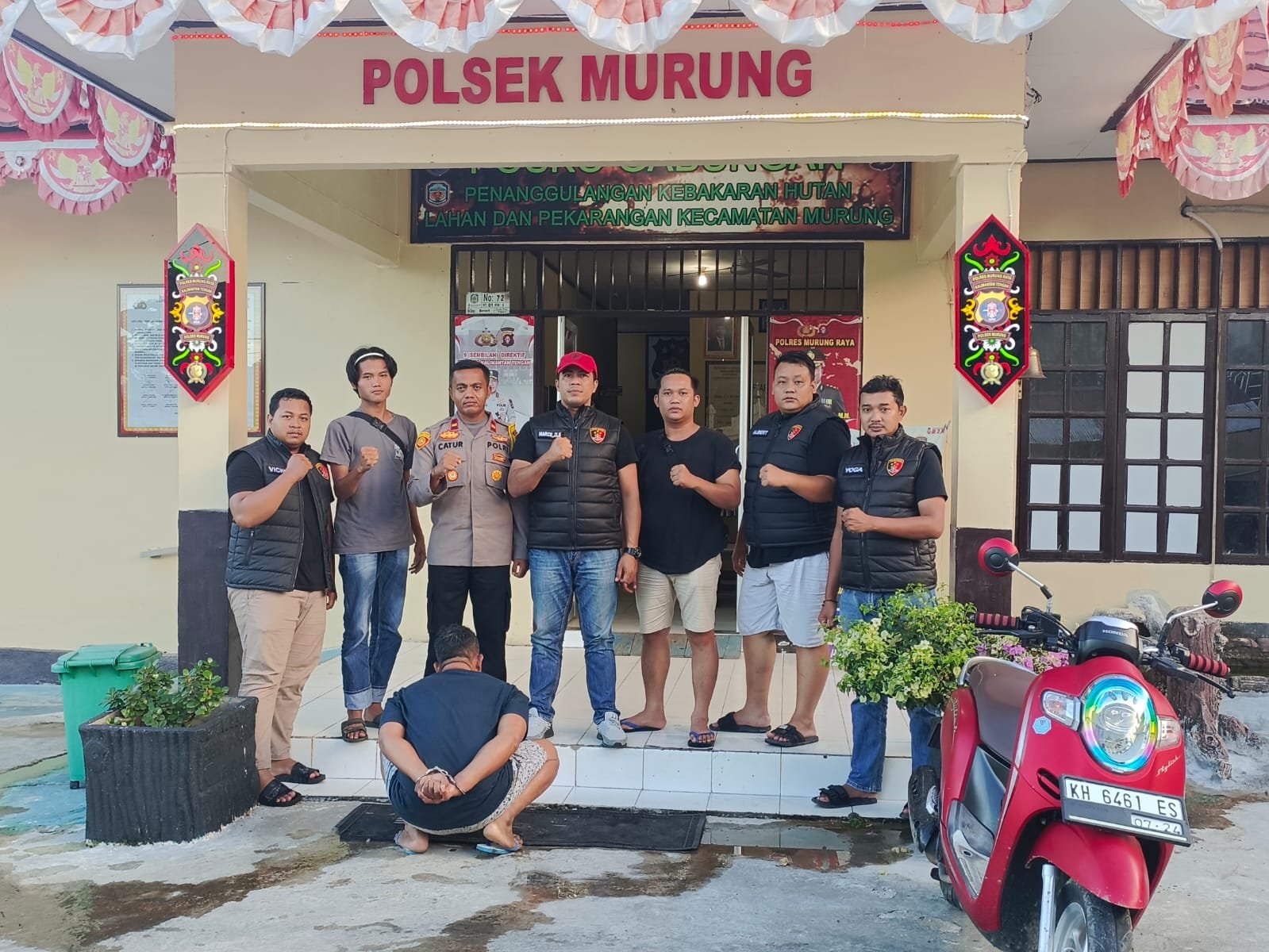 Unit Reskrim Polsek Murung Jemput Tersangka JA ,Pelaku Pencurian Dengan Pemberatan Di TKP Jalan Puruk Batu Bondang – Puruk Cahu …!!!  