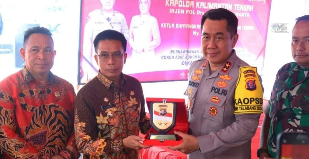 Ketua Dewan Sambut Kunker Kapolda Kalteng