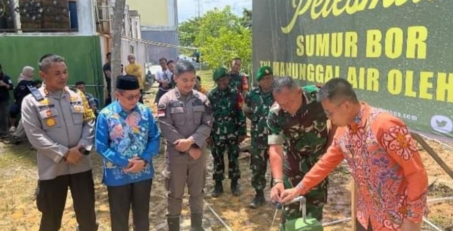 Atasi Masalah Air Bersih, Pemkab Murung Raya dan TNI Jalin Kerjasama