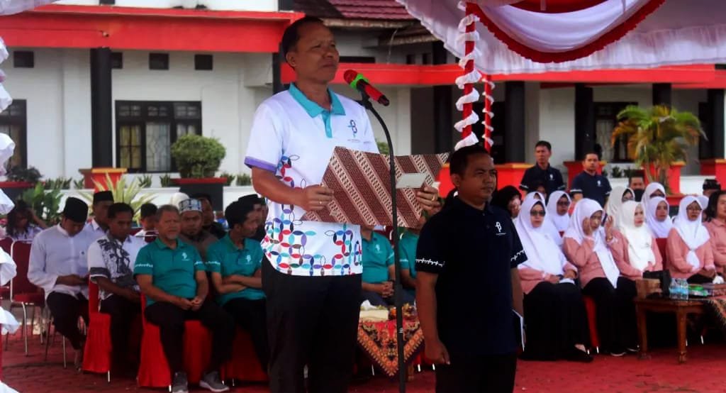Asisten III Setda Mura Pimpin Upacara Peringatan HAB ke-78 Kemenag