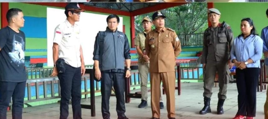 Pj Bupati Murung Raya Cek Kesiapan TPS Jelang Hari Pencoblosan