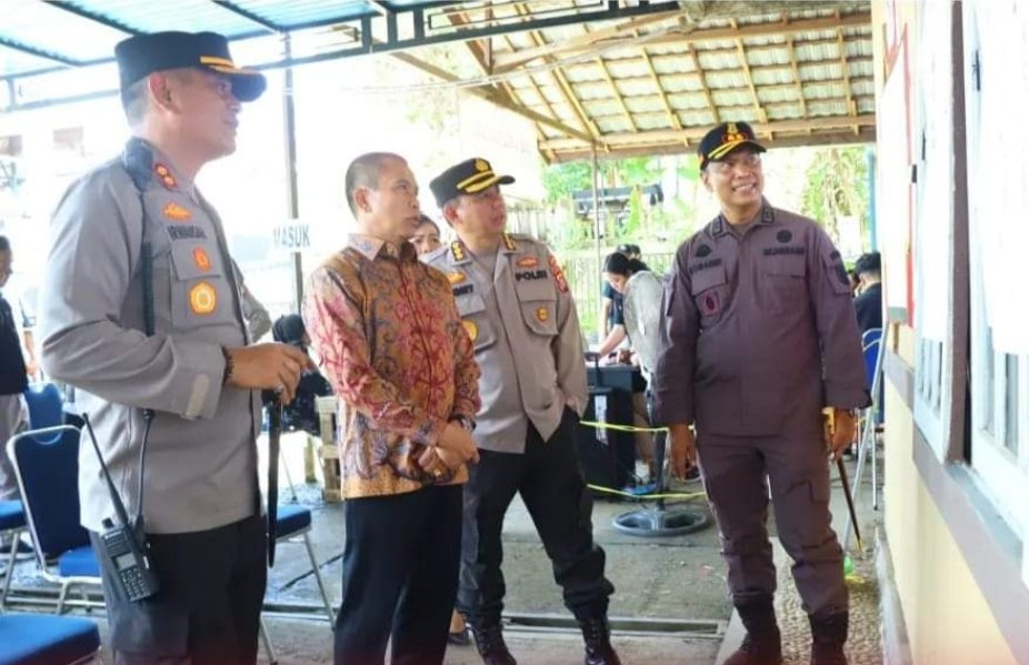 Bersinergi, Forkopimda Mura Pantau Pemungutan Suara di Sejumlah TPS