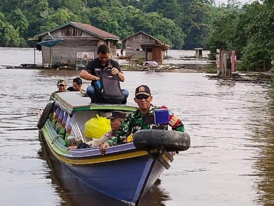 Ciptakan Pemilu Damai, Kodim 1013/Mtw-Polres Kawal Ketat Pendistribusian Logistik Pemilu di Murung Raya