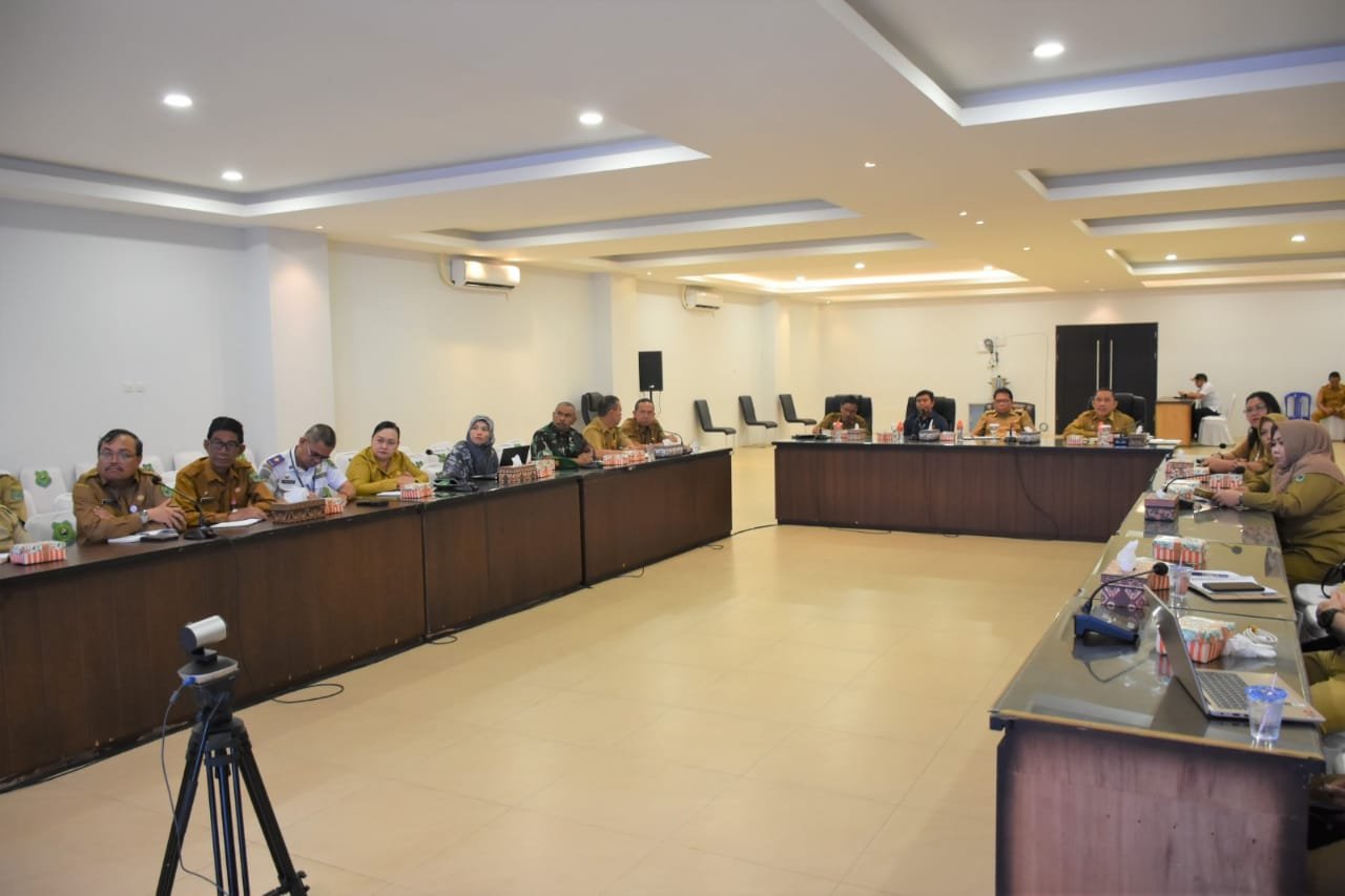 Kemendagri Gelar Rakor Pengendalian Inflasi, Pemkab Kapuas Ikuti Secara Virtual
