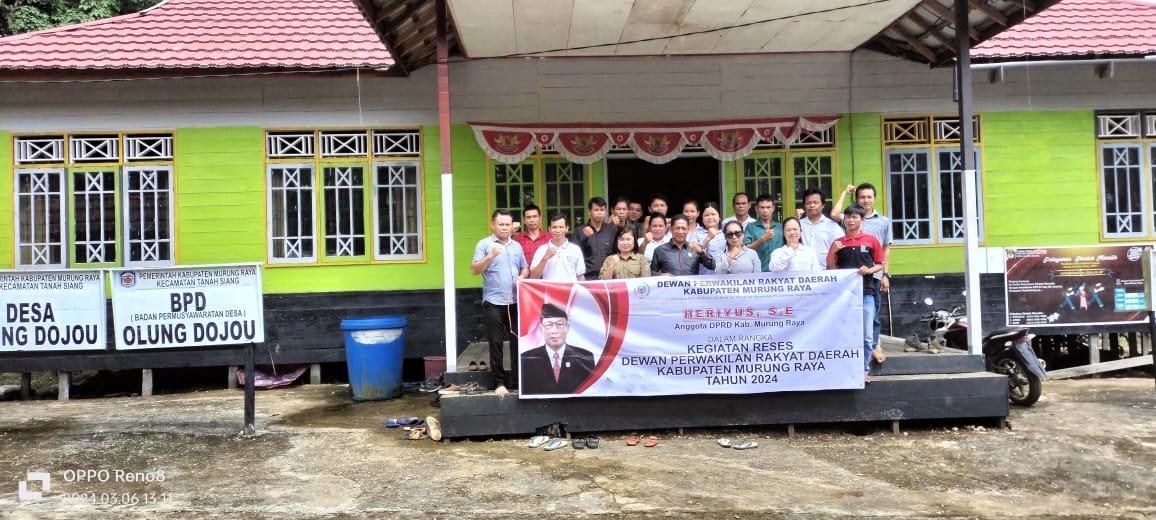 Masyarakat Tumbang Tonduk, Pertama Kalinya Terima Reses Anggota DPRD Mura ..!!!