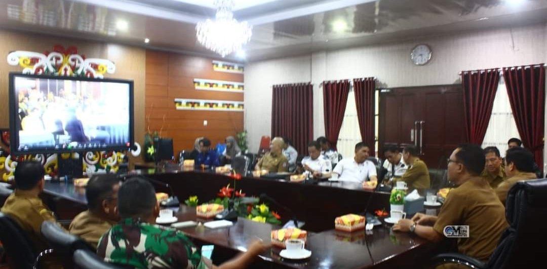 Pemkab Murung Raya Ikuti Rakor Stabilisasi Pangan