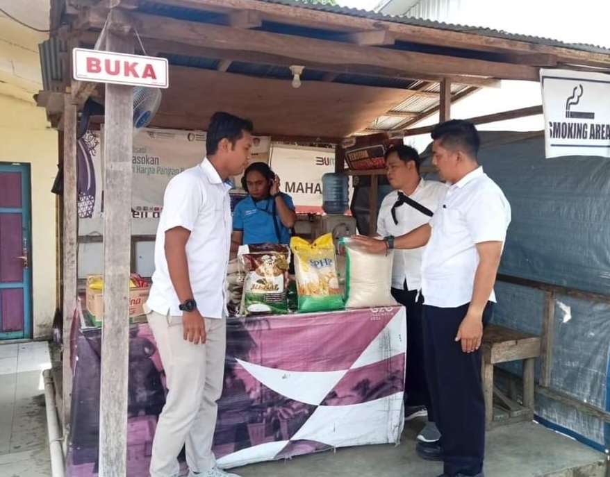 Satintelkam Polres Murung Raya Cek Ketersediaan Stok Beras 