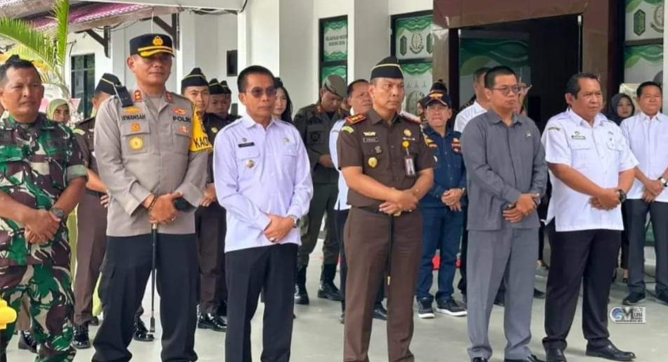 Forkopimda Murung Raya Sambut Kunker Kajati Kalteng di Puruk Cahu