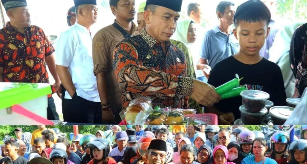 Pj Bupati Murung Raya Hermon Buka Pasar Ramadan 1445 H