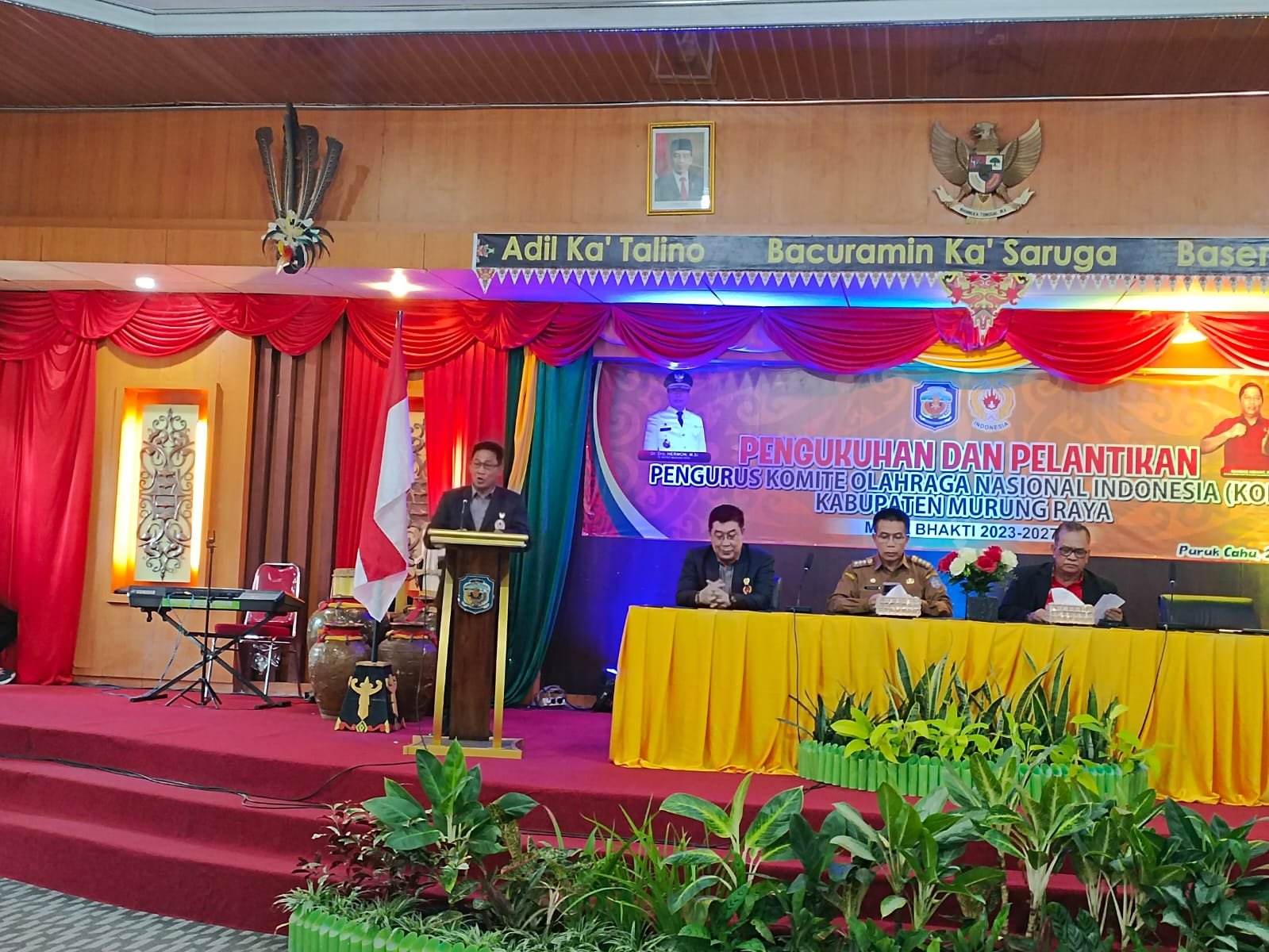 Heriyus resmi pimpin KONI Murung Raya