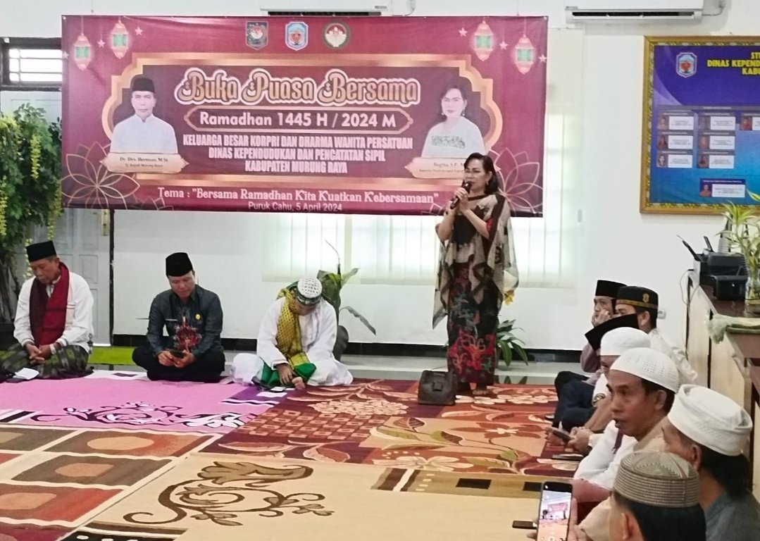 Dukcapil Murung Raya Gelar Buka Puasa Bersama