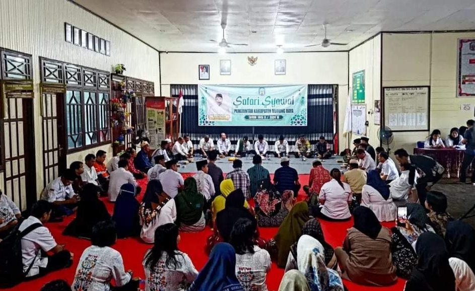 Pj Bupati Buka Safari Syawal di Kecamatan Tanah Siang Selatan
