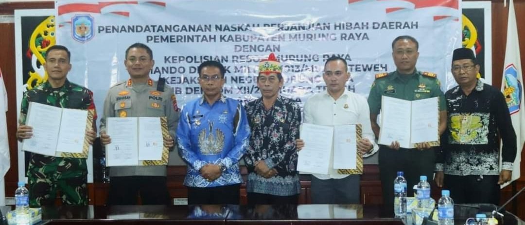 Pemkab Murung Raya Penandatangan NPHD dalam rangka Penyelanggaraan Pilkada 