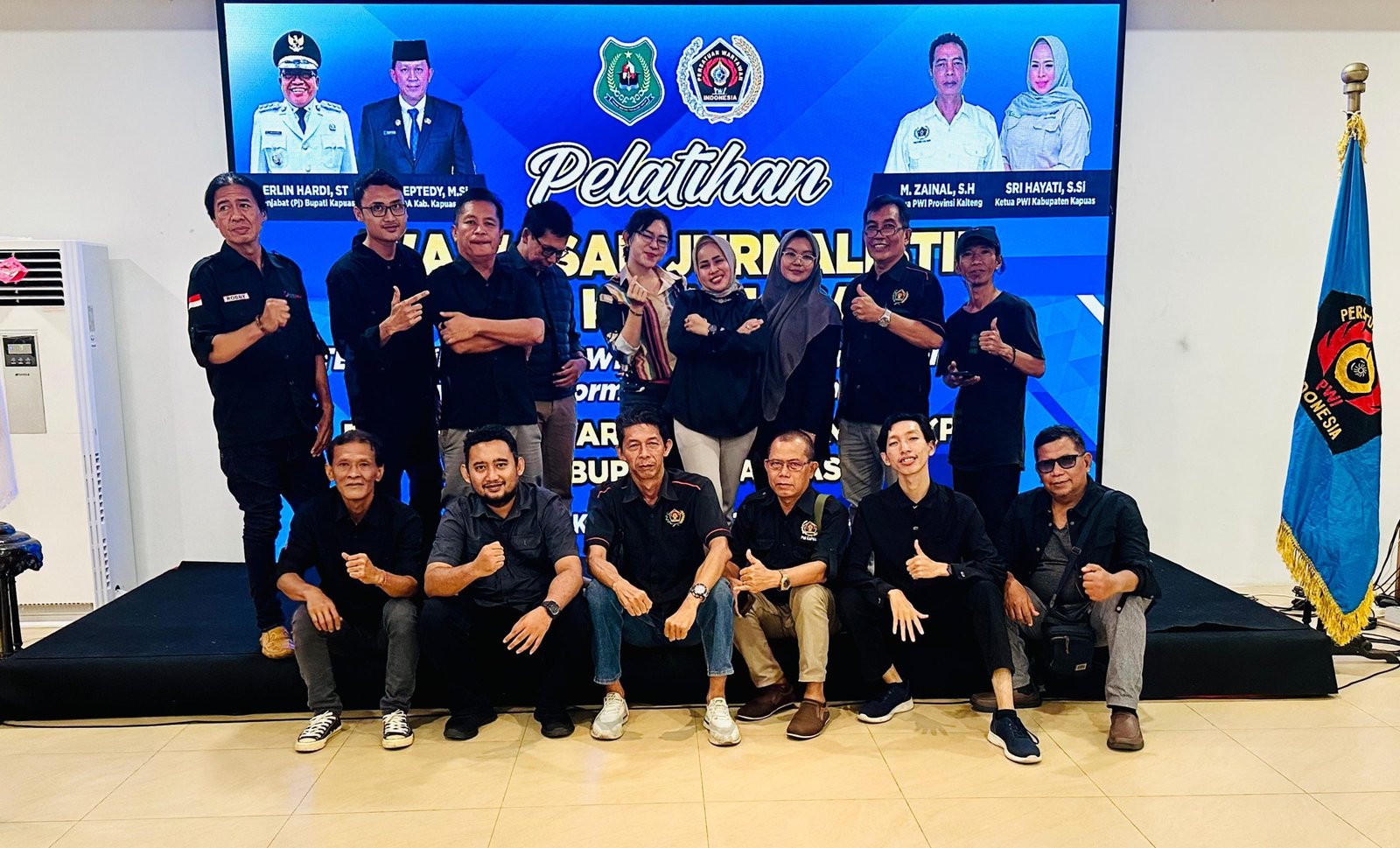 PWI Kapuas Gelar Pelatihan Wawasan Jurnalistik Dan Kehumasan