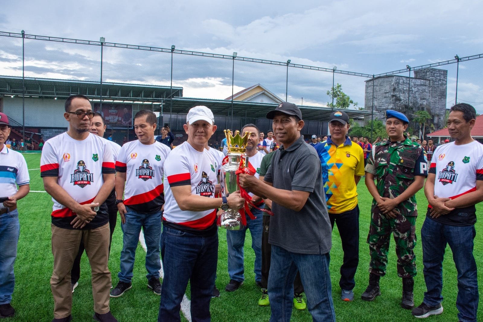 Sekda Buka Turnamen Mini Soccer Bupati Cup III