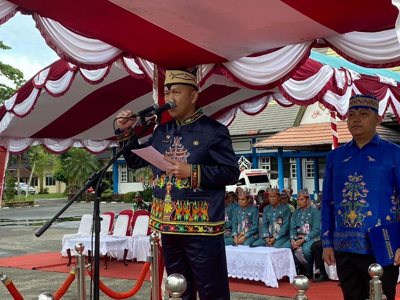 Sekda Irup Peringatan Harjad ke-67 Provinsi Kalteng