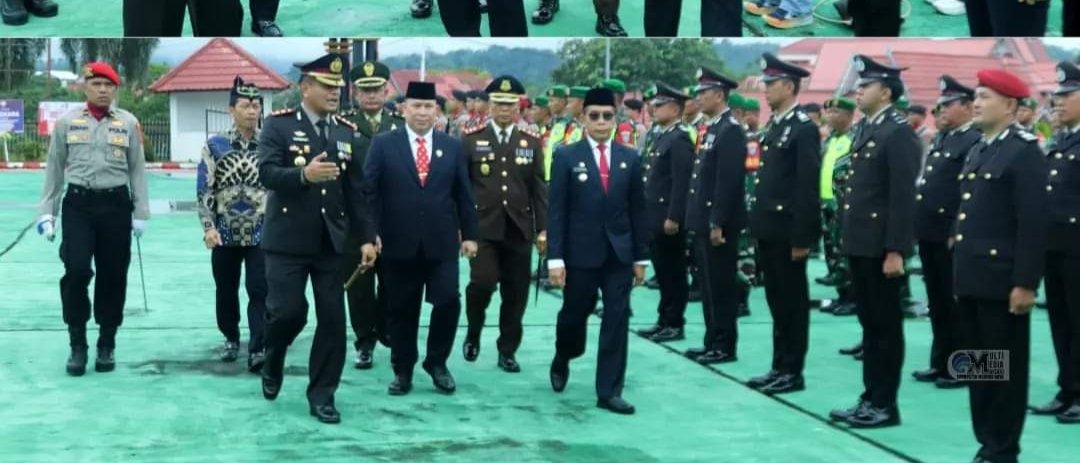 Hermon Hadiri Apel HUT Bhayangkara RI ke-78