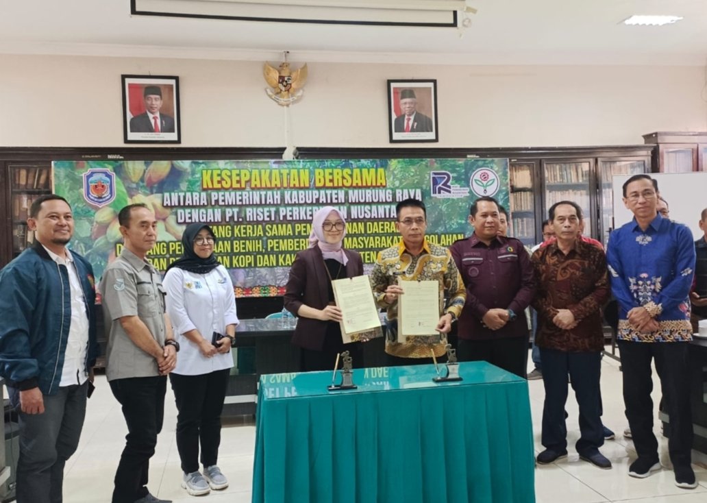 Pemkab Murung Raya MoU dengan Puslitkoka Jember 