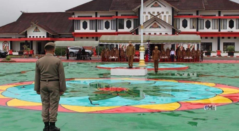 Pj Bupati Mura Pimpin Apel Gelar Pasukan Operasi Praja Wibawa 2024