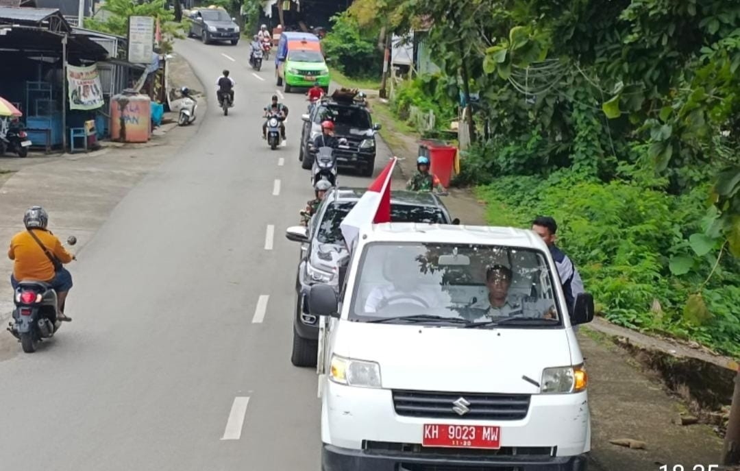 Tripika Kecamatan Murung Ajak Warga Kibarkan Bendera Merah Putih