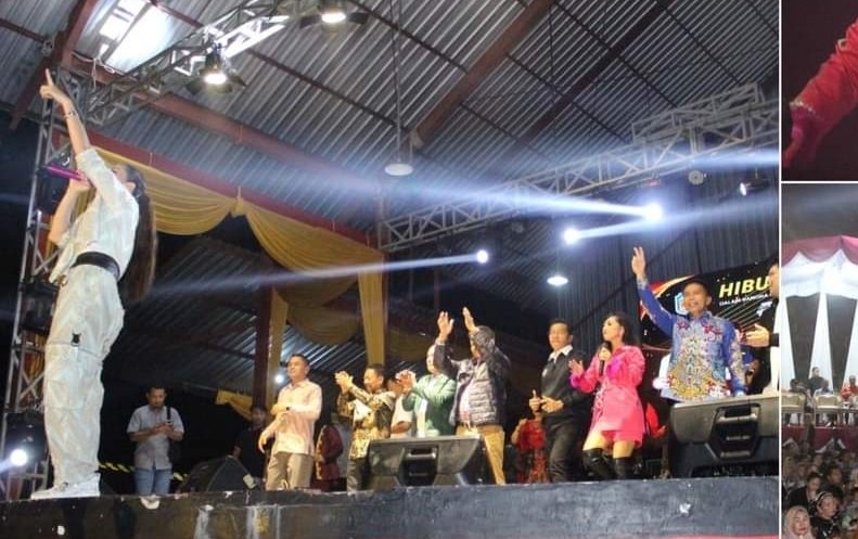 Dua Artis Dangdut Ibukota Tampil di Malam Hiburan Rakyat Hari Jadi ke – 22 Murung Raya