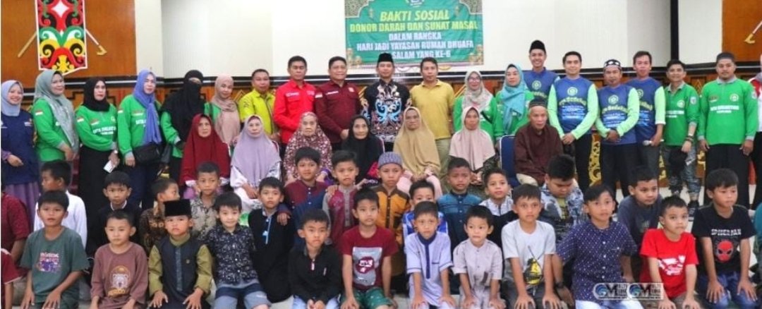 Pemkab Hadiri Baksos Donor Darah dan Sunatan Massal