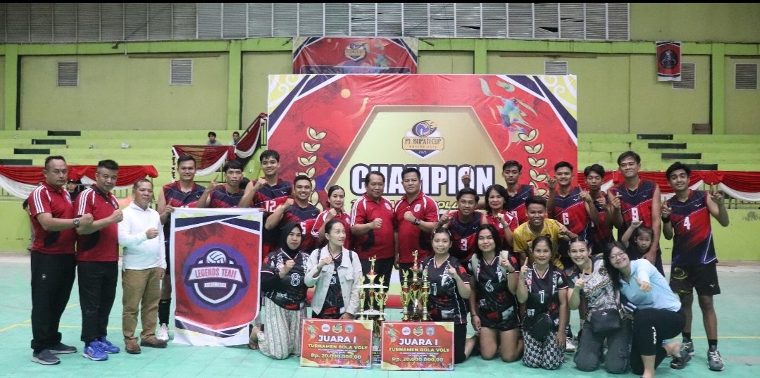 Turnamen Bola Voly Pj Bupati Cup 2204 Berakhir, Ini Daftar Pemenangnya