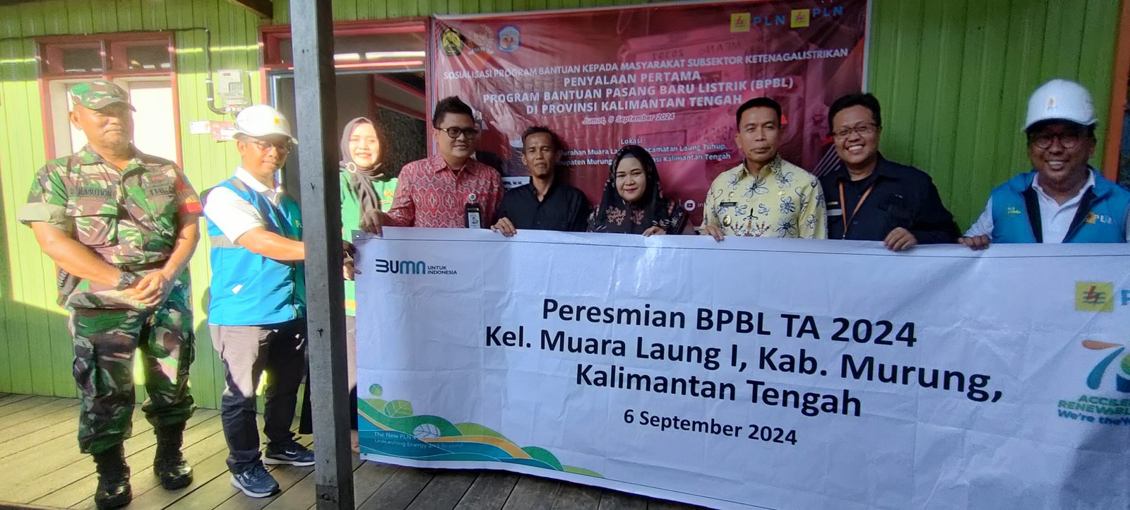 Program Pasang Baru Listrik Gratis Berlanjut, Sasar 4.735 Rumah Tangga di Kalimantan Tengah, Murung Raya Salah Satunya