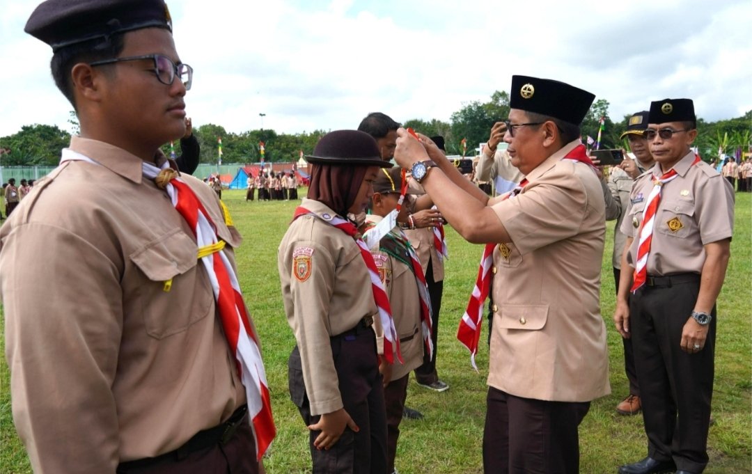 Hermon Hadiri Pembukaan Kemah Besar Pramuka