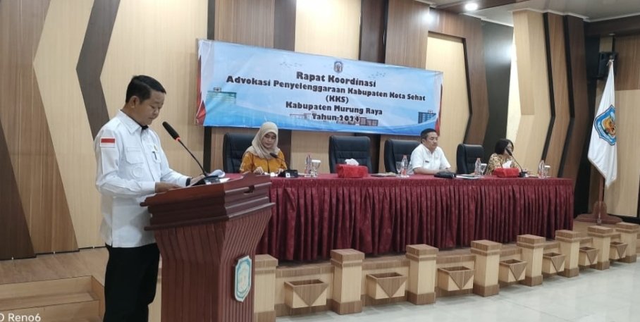 Pemkab Murung Raya Laksanakan Rakor Advokasi Kabupaten Kota Sehat, Ini Harapannya