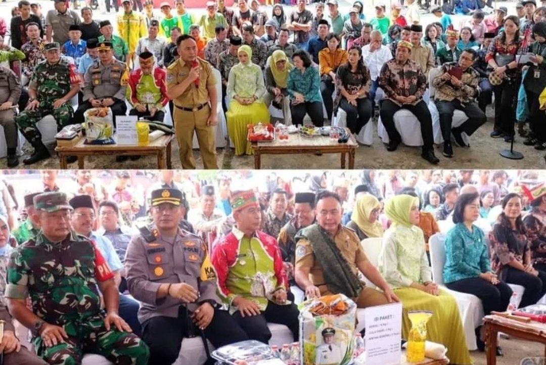 Warga Murung Raya Antusias Menyambut Pasar Murah