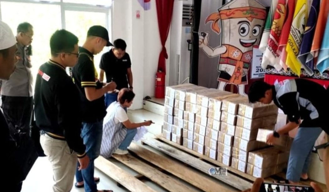 Kertas Surat Suara Pilkada 2024 Tiba di Kantor KPU Murung Raya