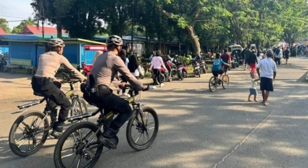 Antisipasi Kejahatan, Polres Murung Raya Amankan Car Free Day