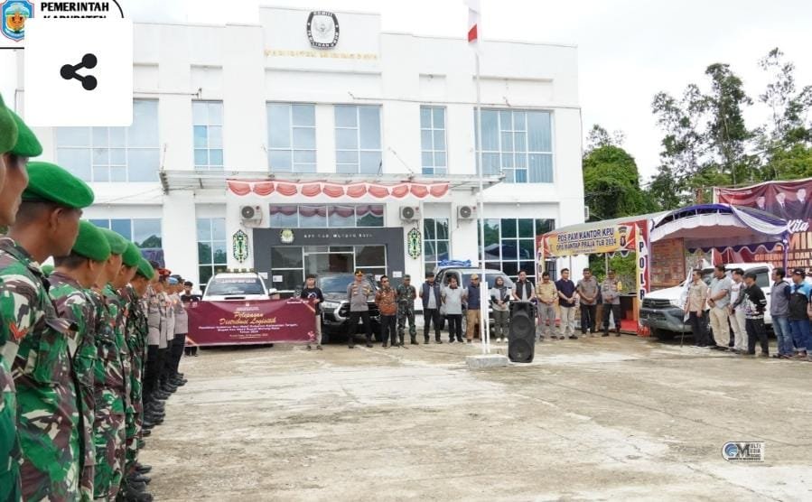 KPU Bersama Pemkab Mura Logistik Pilkada Serentak 2024