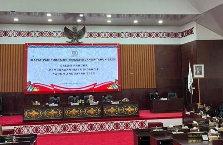 DPRD Murung Raya Paripurna I Tetapkan Agenda Dewan
