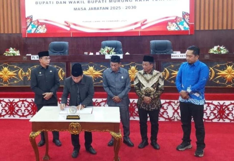 DPRD MURA Umumkan Hasil Penetapan Bupati dan Wakil Bupati Terpilih