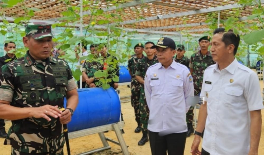 Pj Bupati Hermon Sambut Kedatangan Danrem 102/Panju Panjung