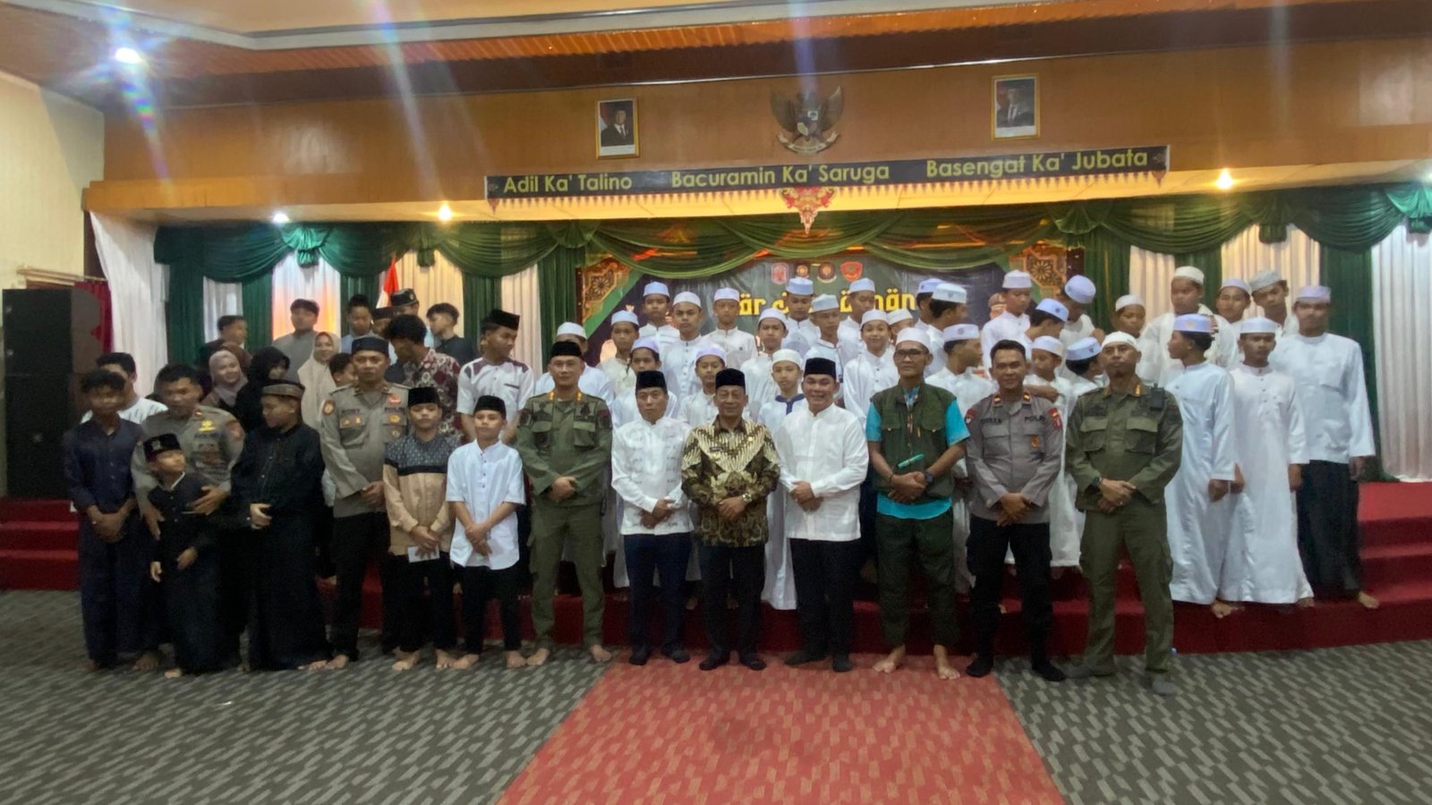 Bupati Heriyus dan Wabup Buka Bersama AnaK Panti dan Podok Pesantren
