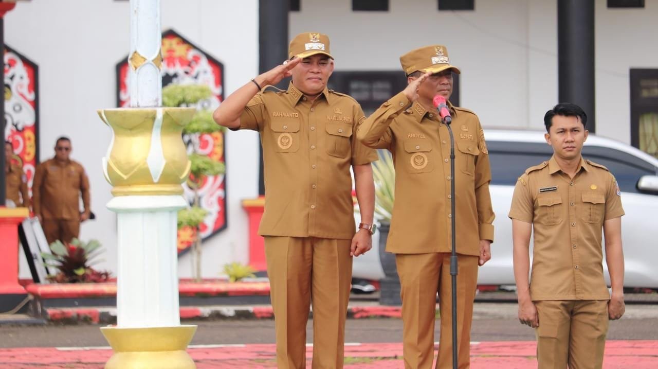 Bupati dan Wabup Mura Pimpin Langsung Apel Gabungan